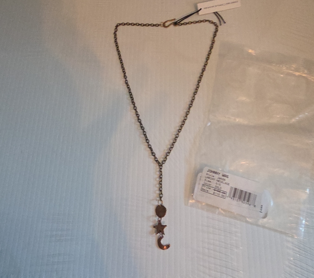 Johnny Was Gold-Tone Moon Star & Disc Y-Necklace